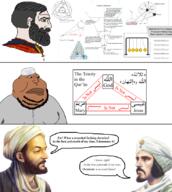 al_kindi angry arabic_text beard brown_skin christian_cross christian_identity christianity clothes cross crucifix fat gynaecomastia ibn_sina incomprehensible_niggerbabble islam islamic issac_newton lips math mathematics maths meximutt muslims necklace newtons_cradle nord_chad nordic_chad obese polymaths soyjak taqiyah trinity variant:meximutt white_skin // 753x843 // 436.8KB