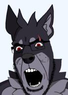 angry far_beyond_the_world furry glasses open_mouth red_eyes soyjak stubble variant:cobson // 721x1000 // 62.1KB