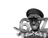 6 7 67 cap clothes dap_chhuon(user) epaulettes eyebrows glasses grey_skin greyscale hat hat_ornament looking_at_you meta:ai_generated meta:namefags military military_cap military_uniform necktie no_stubble nose remastered series:realistic_67_namefags seven six smile subvariant:chuzjak suit suit_and_tie teeth text tinted_glasses transparent_background uniform variant:kuzjak wrinkles // 1751x1400 // 989.1KB
