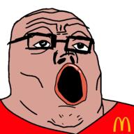 amerimutt glasses lips mcdonalds mutt open_mouth red_shirt soyjak variant:tony_soprano_soyjak // 600x600 // 22.0KB amerimutt glasses lips mcdonalds mutt open_mouth red_shirt soyjak variant:tony_soprano_soyjak // 600x600 // 22.0KB