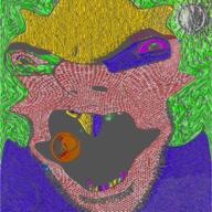 bad_trip distorted glasses lsd open_mouth soyjak stubble trend:colorjak variant:cobson // 721x720 // 2.0MB
