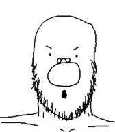 angry glasses open_mouth soyjak stubble variant:a24_slowburn_soyjak // 454x520 // 6.4KB