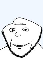 smile soyjak stubble subvariant:oomfer teeth template variant:impish_soyak_ears // 598x800 // 30.4KB