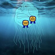 award badge blue_skin jellyfish rosette sea series:animaljaks tentacle tentacles underwater variant:meximutt water // 2250x2250 // 1005.9KB