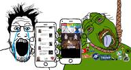 2soyjaks ack america_first amphibian badge bloodshot_eyes buff captain_gem closed_mouth clothes communism crying dead ear elon_musk flag flag:transgender_pride_flag frog gem glasses green_skin groyper hacker hair hand hanging holding_phone k_on manlet meta:tagme multiple_soyjaks mustache nas:gigachad nas:pepe nazbol nazism noob open_mouth pepe pepe_the_frog phone pirate pro purple_hair rope self_insert series:make_a_gem_out_of_5_random_posts_challenge smile smug sonnenrad soyjak stonetoss stubble subnas:apu subvariant:chudjak_front subvariant:phoneplier subvariant:unbotheredchud suicide teeth tongue tranny troonella twitter variant:bernd variant:chudjak variant:impish_soyak_ears variant:markiplier_soyjak variant:slitherjak variant:soyak wordswordswords youtube youtube_thumbnail // 3184x1686 // 1.9MB