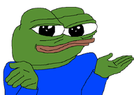 amphibian animal blue_shirt closed_mouth clothes frog green_skin hand lips nas nas:pepe pepe pepe_the_frog shrug subnas:apu transparent_background // 700x500 // 7.5KB