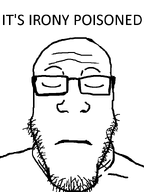 closed_eyes closed_mouth glasses irony_poisoning its_over stubble subvariant:neutralplier text variant:markiplier_soyjak white_background white_skin // 600x800 // 7.7KB