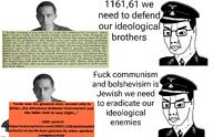 adolf_hitler chud fascism joseph_goebbels lenin national_socialism quote variant:chudjak // 3521x2272 // 1.7MB