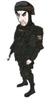 ak-47 army body_armor boot bulletproof_vest camouflage chud combat_helmet flag:russia glasses military_uniform patch ribbon_of_saint_george russia russian_flag seething soldier subvariant:chudjak_seething variant:chudjak white_background z_(russian_symbol) // 1220x2400 // 11.2MB