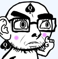 biting_lip pointing queen_of_spades spadeson variant:cobson // 946x955 // 173.1KB