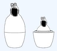 glasses matryoshka multiple_soyjaks open_mouth poopson soyjak stubble toy variant:rarejak // 1900x1700 // 85.3KB