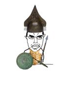 ancient angry chud closed_mouth ear etruscan european glasses hair history italy soyjak subvariant:chudjak_front variant:chudjak warrior // 2598x3464 // 1.1MB
