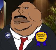 america_first award brown_skin clothes faggot gay groyper meximutt nick_fuentes obese shitoko suit variant:meximutt // 775x687 // 63.9KB