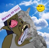 bloodshot_eyes brown_skin brown_troonjak cloud crying distorted ear glasses janny marceline_abadeer name_tag namefags open_mouth sky stubble subvariant:wholesome_soyjak sun tongue variant:bernd variant:gapejak yellow_teeth // 952x941 // 1.3MB