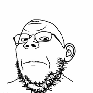 angry animated byonbyon ear frown glasses poyopoyo soyjak stubble variant:gapejak // 378x400 // 366.7KB