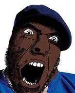 big biggie biggie_smalls black_skin clothes glasses hat nigger notorious_big open_mouth rapper stubble variant:cobson white_background // 639x798 // 139.5KB