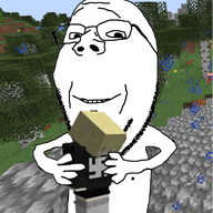 arm glasses hand holding_object minecraft nate smile soyjak stubble subvariant:wholesome_soyjak variant:gapejak video_game // 949x1014 // 859.9KB