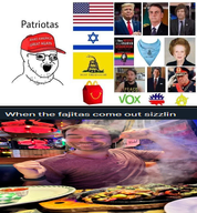 bolsonaro brown_eyes cap clothes donald_trump flag:israel flag:lgbt_pride_flag flag:libertarianism flag:united_states glasses hair hat jacksfilms jair_bolsonaro libertarian maga margaret_thatcher milei open_mouth right_wing ronald_reagan sigma stubble subvariant:caveman_retarded_soyjak third_positionism variant:soyak variant:when_the_fajitas_are_sizzlin vox when_the_fajitas_come_out_sizzlin white_skin // 720x778 // 960.4KB