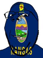 cow flag flag:kansas glasses kansas looking_at_you smile soyjak star_(symbol) stubble subvariant:wholesome_soyjak sun teeth template text united_states variant:gapejak // 582x772 // 58.0KB