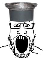 clothes glasses hat lightbulb open_mouth soyjak stubble variant:markiplier_soyjak // 600x800 // 125.2KB