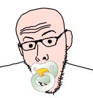 baby babyjak binky ear glasses looking_at_you pacifier small_eyes stubble variant:koolson white_skin // 477x504 // 16.5KB