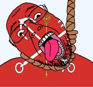 Saint_petersburg ack anchor animal bird dead eagle flag flag:saint_petersburg glasses hair hanging open_mouth rope russia skin soyjak stubble suicide teeth tongue transparent transparent_background variant:bernd white yellow_teeth // 768x719 // 102.9KB