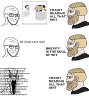 bloodshot_eyes clenched_teeth closed_mouth crying distorted glasses large_eyebrows nordic_chad open_mouth smile smug soyjak stretched_mouth stubble text variant:chudjak variant:soyak wall_of_text wordswordswords // 1959x2119 // 333.0KB