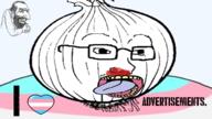ack advertisement anti_soybooru arm balding clothes ear glasses happy_merchant hat i_heart_nigger jewish_nose judaism kippah onion open_mouth smile soybooru soyjak stubble text tranny trans troon variant:soyak // 1920x1080 // 915.1KB