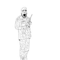 ar_15 army clothes full_body hat military military_uniform soldier standing variant:cobson vest weapon // 2048x2048 // 177.0KB