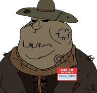 clothes fat hat hello_my_name_is_(sticker) ripped_clothes rope scarecrow series:nonexistant_namefags variant:meximutt wood // 888x849 // 115.0KB