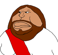 brown_hair brown_skin christianity closed_mouth clothes fat gynaecomastia jesus latino meximutt obese series:muttverse variant:meximutt // 888x849 // 49.7KB