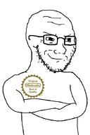 arms_crossed award glasses nintendo smirk smug stubble variant:soyak video_game // 468x700 // 27.0KB