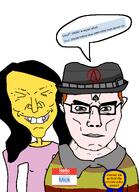 asian atheism award fedora female gook mick_(namefag) name_tag queen_of_spades richard_dawkins spade speech_bubble speech_bubble_empty subvariant:muscular_chud the_god_delusion variant:chudjak wmaf // 838x1160 // 231.2KB