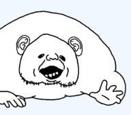 crawling ear grab open_mouth template transparent_background variant:guestjak // 655x574 // 11.3KB