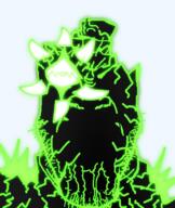 broken eye_glow glowing_eyes green_eyes meta:tagme no_mouth one_eye variant:markiplier_soyjak // 600x709 // 219.6KB