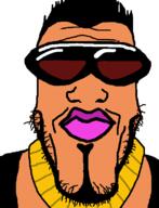 beard glasses gold_chain hair lips soyjak sunglasses tank_top variant:markiplier_soyjak your_favorite_martian // 528x688 // 27.9KB