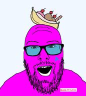 banana_split_ice_cream eyes glasses janny lips pink_skin quote transparent_background variant:chai_breakfast // 894x998 // 39.8KB