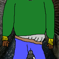 animated arm black_skin blood clothes firearm glasses gun hair hand holding_object irl_background murder open_mouth shooting smile soyjak stubble variant:bernd yellow_sclera yellow_teeth // 439x945 // 2.0MB