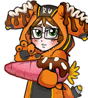 barely_a_soyjak bunny_ears candy child chocolate cute dan drawfag drawing glasses kid meta:tagme stubble tranny_artstyle variant:soyak // 1722x1926 // 2.1MB