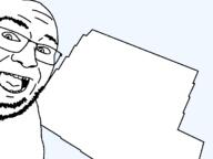 glasses happy looking_at_you manga open_mouth soyjak template transparent_background variant:boardjak // 1250x938 // 27.5KB