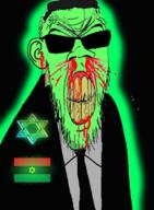 africa african_american afro black blood central_intelligence_agency clenched_teeth cracked_teeth flag:pan-african glowie glowing glownigger judaism kike mossad nosebleed pan_african pun seething star_of_david subvariant:feralrage variant:feraljak // 885x1203 // 806.6KB