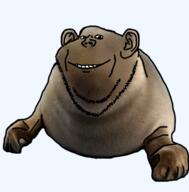 animal baby_seal closed_mouth ear seal smile soyjak stubble variant:impish_soyak_ears // 531x540 // 233.1KB