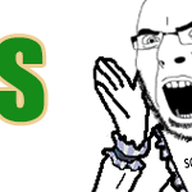 angry arm clothes glasses hand meta:banner open_mouth soyjak soyjak_party stubble text variant:cobson // 300x150 // 35.8KB