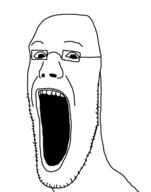 glasses open_mouth soyjak stubble variant:unknown // 557x710 // 28.7KB