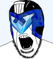 Judge_Gem_(namefag) full_head meta:namefags open_mouth soyjak stubble variant:cobson // 721x805 // 171.0KB