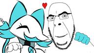 deltarune friendship hand_on_shoulder heart hugging love tasque_manager tony_zaret variant:cobson // 1920x1080 // 579.2KB