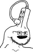 brainlet glasses no_nose open_mouth plug soyjak stubble variant:soyak // 600x1006 // 278.6KB