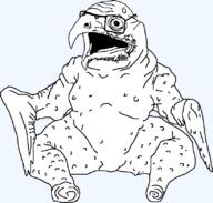 bird chicken chicken_factory_('o) eyes glasses leg open_mouth stubble variant:unknown // 820x783 // 27.6KB