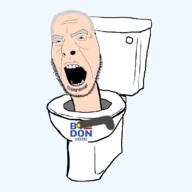 2020 biden_harris blue_eyes gray_hair joe_biden old open_mouth skibidi_toilet stubble toilet variant:cobson // 800x800 // 81.5KB