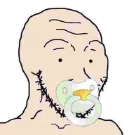 baby babyjak caca concerned low_quality low_resolution nervous pacifier raised_eyebrow scared stubble subvariant:soyak_(concerned) variant:soyak white_skin // 473x494 // 38.6KB